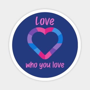 LGBT Love Who You Love Magnet